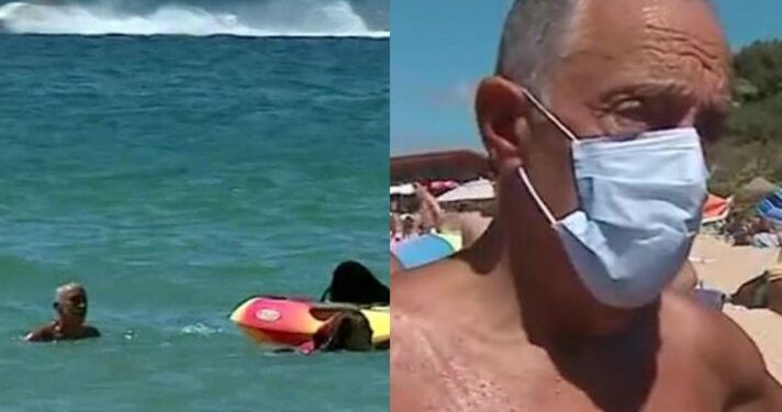 Португал улсын 71 настай Ерөнхийлөгч далайд живж байсан хоёр хүнийг аварчээ