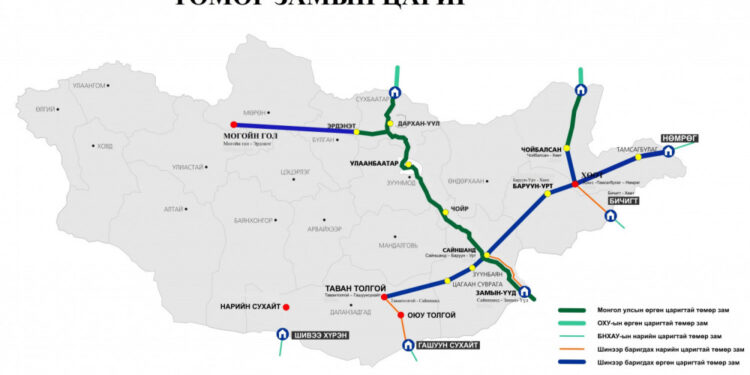 Хөөт-Чойбалсан, Хөөт-Бичигт, Зүүнбаян-Хангийн төмөр замыг концессын г эрээгээр байгуулна