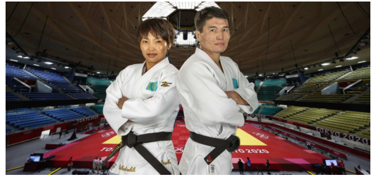 Казахстаны жүдоч Г.Отгонцэцэг,  Элдос Жумаканов нар зодог тайллаа