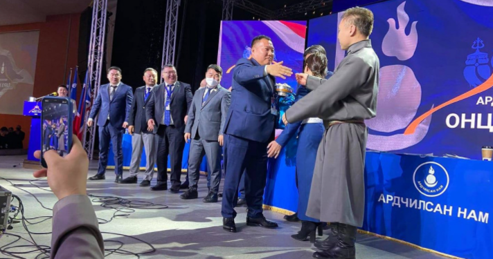 АН: Ардчилсан намын даргаар  О.Цогтгэрэлийг   ёсчлон баталлаа