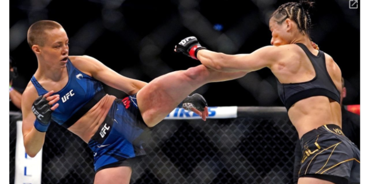 Танилц: М.Уранцэцэгийн  тулалдах  UFC-гийн хөнгөн  жингийн  бүсийг эзэмшигч Рөүз Намаюнас