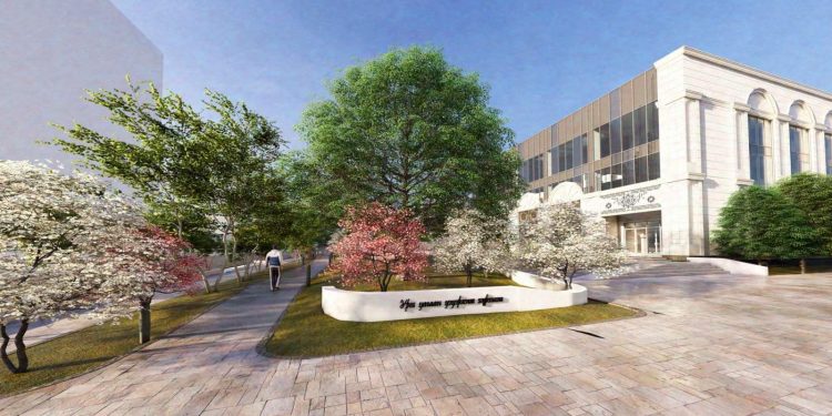 “Урт цагаан”-ы буурин дээр гурван давхар үйлчилгээний төв, задгай мини театр, усан оргилуур зэргийг барихаар төлөвлөжээ