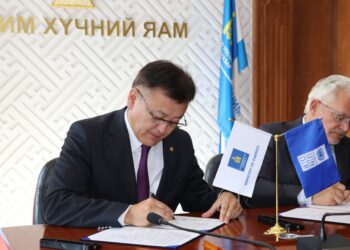 ЭРЧИМ ХҮЧНИЙ ЯАМ, НҮБ-ЫН ХӨГЖЛИЙН ХӨТӨЛБӨР (UNDP) ХООРОНД ХАМТЫН АЖИЛЛАГААНЫ САНАМЖ БИЧИГ БАЙГУУЛЛАА