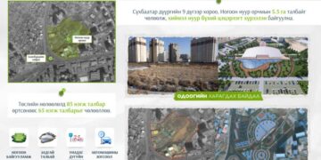Ногоон нуур орчимд цэцэрлэгт хүрээлэн байгуулах ажлын гүйцэтгэл 30 хувьд хүрчээ